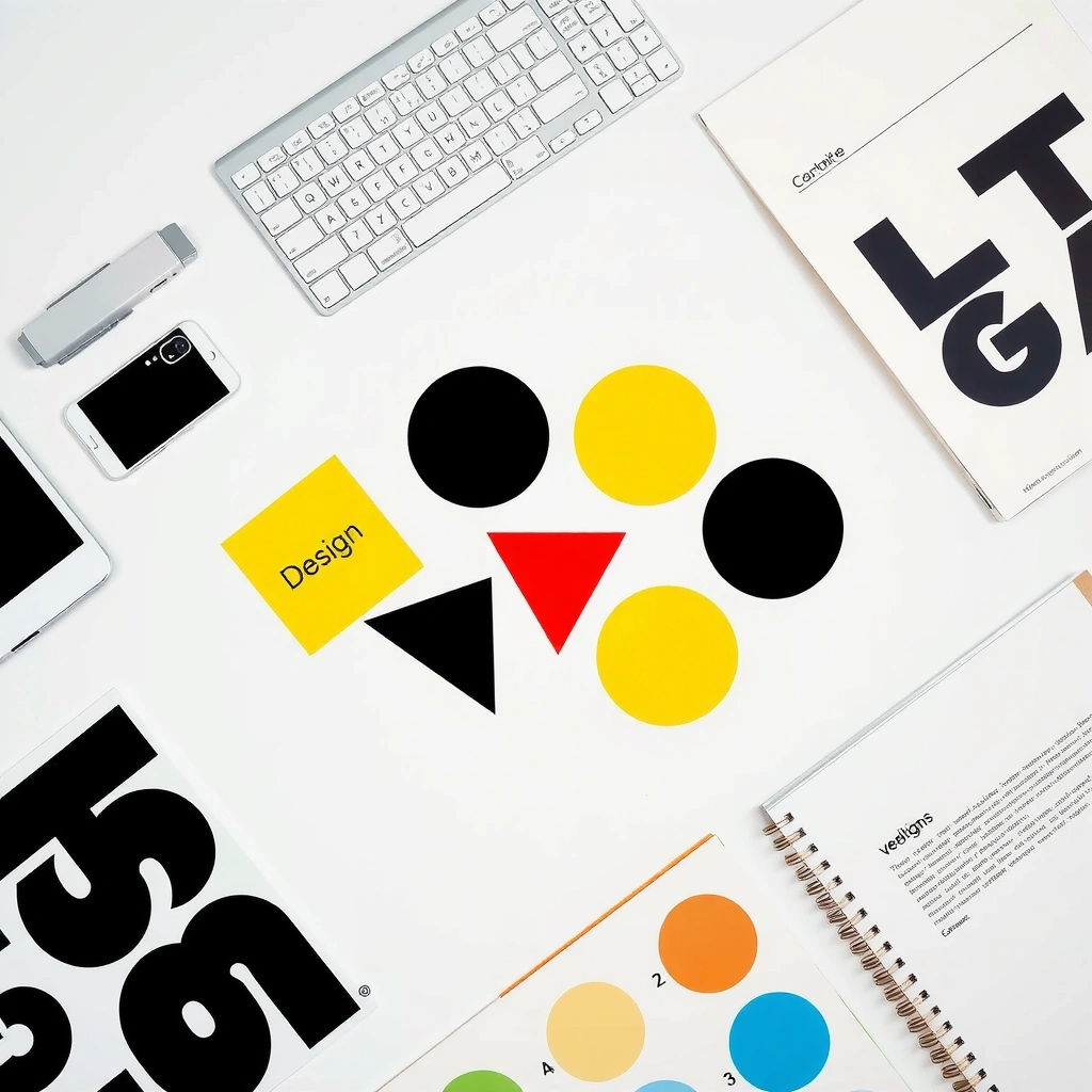 Minimalist design workspace